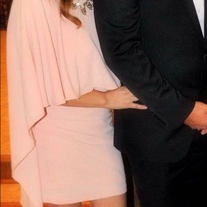 Blush backless dress